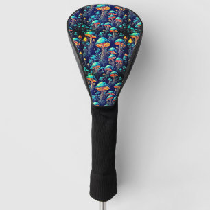 Mushrooms Pattern Golf Head Cover