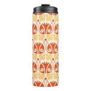 mushrooms pattern in modern style thermal tumbler