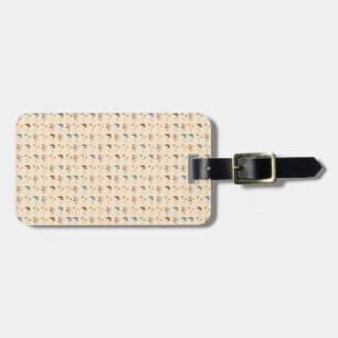 Mushrooms Pattern Luggage Tag