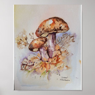 Mushrooms Poster