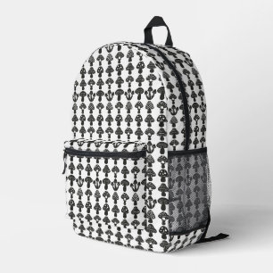 Mushrooms Printed Backpack