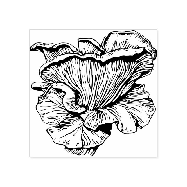 Mushrooms Rubber Stamp   (Imprint)