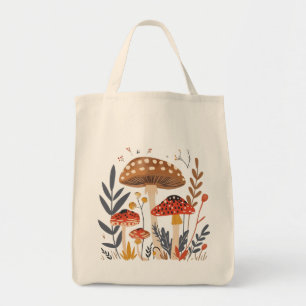 Mushrooms Shoulder Tote Bag