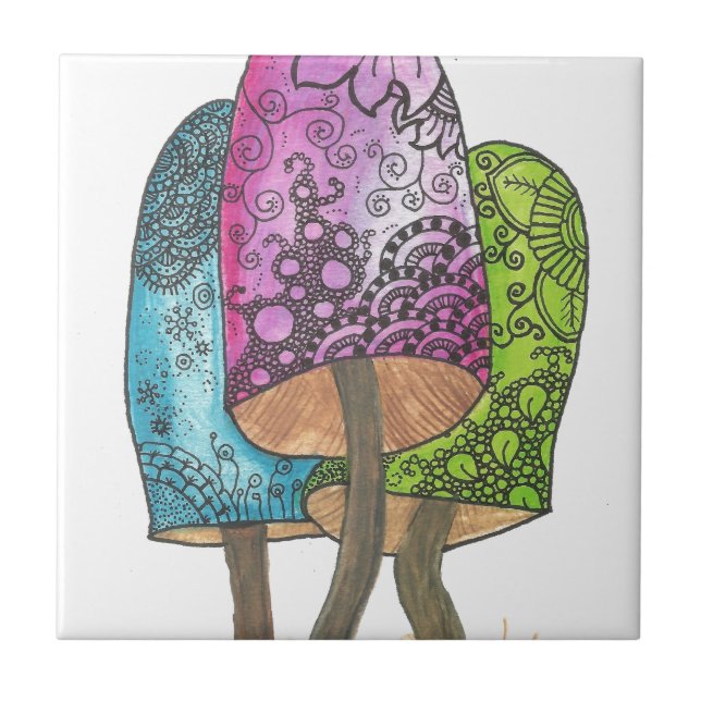 Mushrooms Tile (Front)
