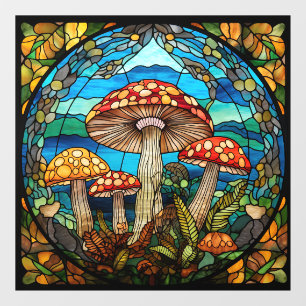 Mushrooms Window Cling