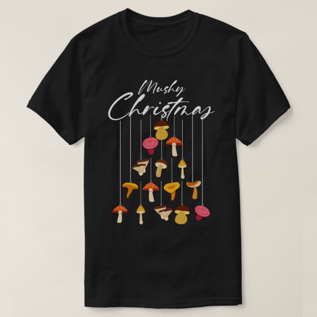 Mushy Christmas Men Women Kids Funny Ugly Christma T-Shirt (Design Front)