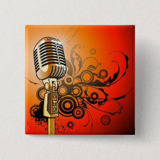 music1 [Converted] 15 Cm Square Badge