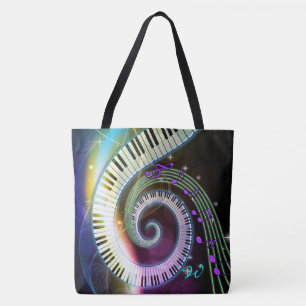 Music 1 All-Over-Print Tote Bag