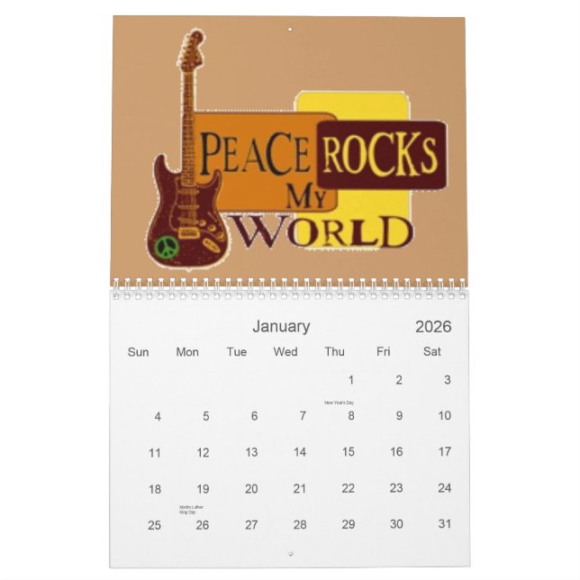 Music 2007 calendar (Jan 2026)