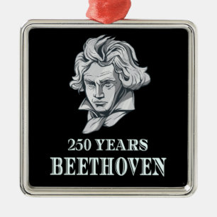 Music - 250 Years Of Ludwig van Beethoven Metal Ornament