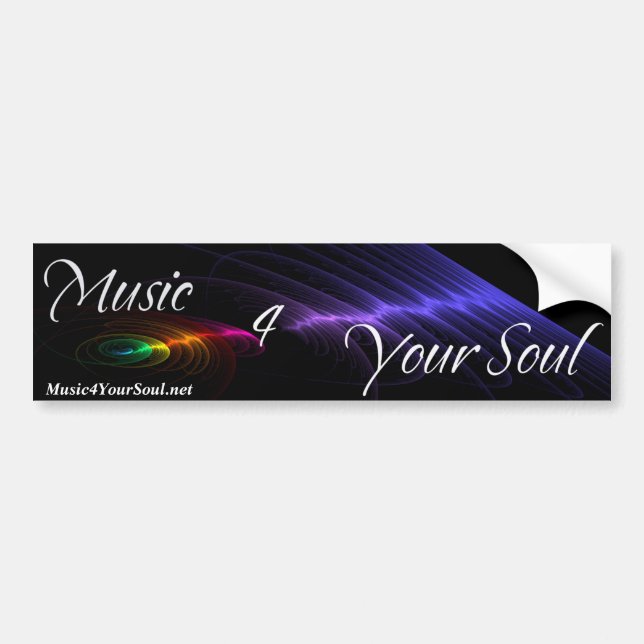 Music 4 Your Soul Bumper Sticker (Front)