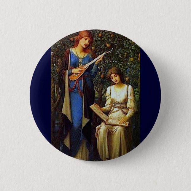 Music 6 Cm Round Badge (Front)