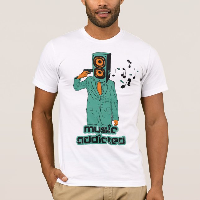 Music Addicted T-Shirt (Front)