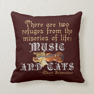 Music and Cats Cushion