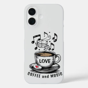 Music and Coffee Phone Case