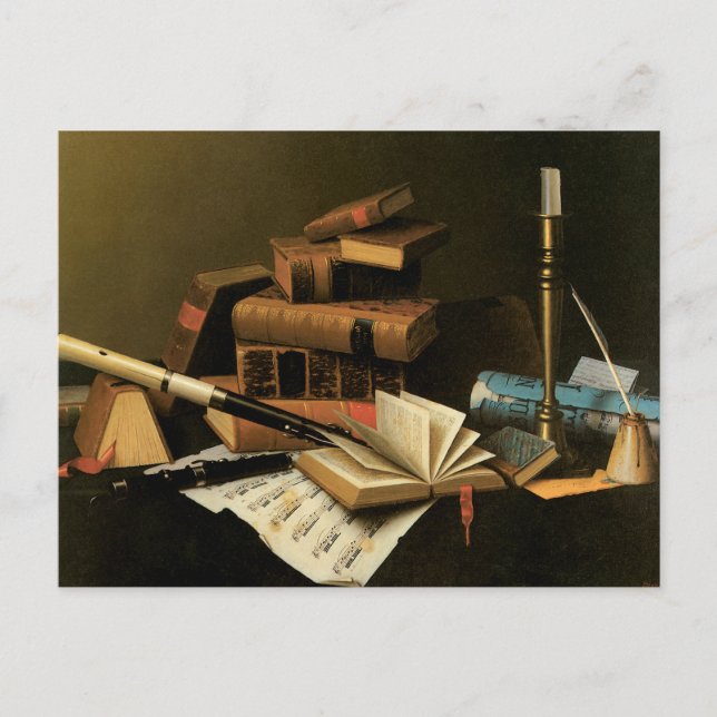 Music and Literature Postcard (Front)
