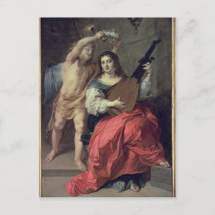 Music and Love, 1652 Postcard