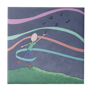 Music and Melody Ceramic Tile
