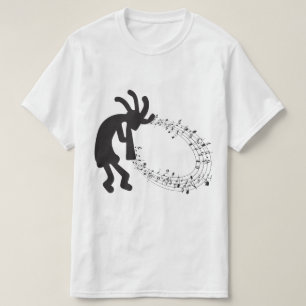 Music and Petroglyph Kokopelli T-Shirt