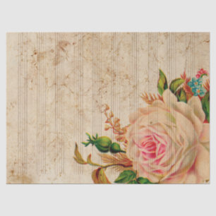 Music and Roses Series Design 17 Tissue Paper