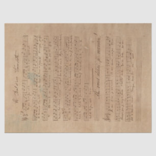 Music and Roses Series Design 3 Tissue Paper