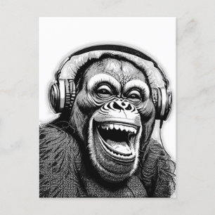 Music Ape  Postcard