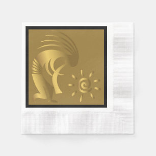 Music Arizona Gold Kokopelli  Napkin