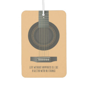 Music Art A Guitar With No Strings Car Air Freshener