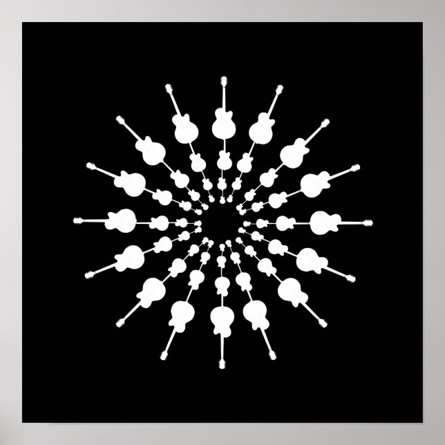 music art-decor / guitars poster (Front)