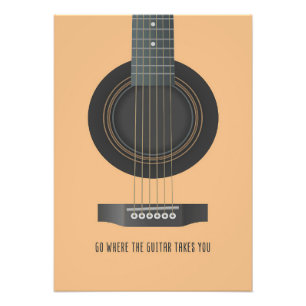 Music Art Go Where The Guitar Takes You Photo Print