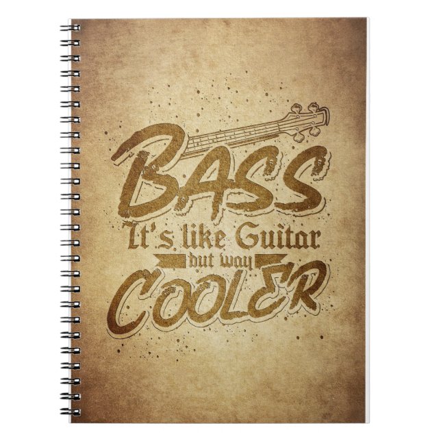 Music Art It Is Like Guitar Notebook (Front)