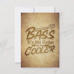 Music Art It Is Like Guitar Thank You Card