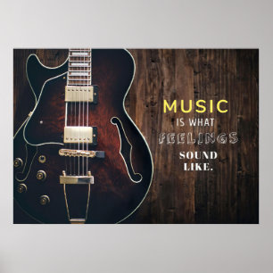 Music Art Music Are Feeling Poster