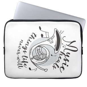 Music Art Music Heals Things Life Laptop Sleeve