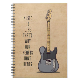 Music Art Music Is Life Notebook