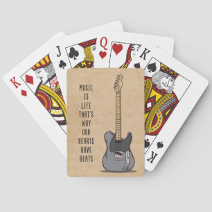 Music Art Music Is Life Playing Cards