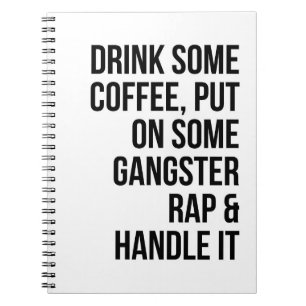Music Art Rap And Handle It Notebook