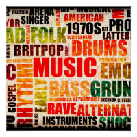 Music Background With Different Genres and Types
