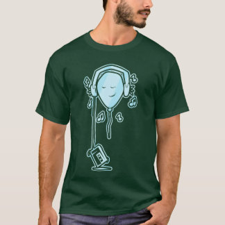 Music balloon with headphones friend T-Shirt