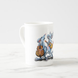 Music Band Mouse Bone China Mug