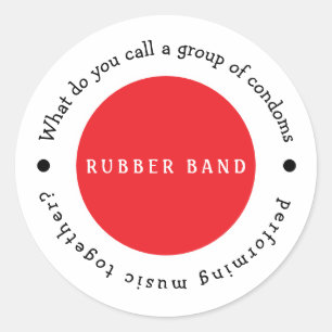 Music Band name Classic Round Sticker