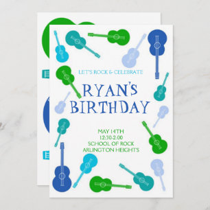 Music Birthday Invitation