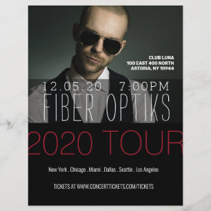 Music, Book, Tour, Band, Author Flyer