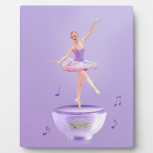 Music Box Ballerina Customisable Plaque