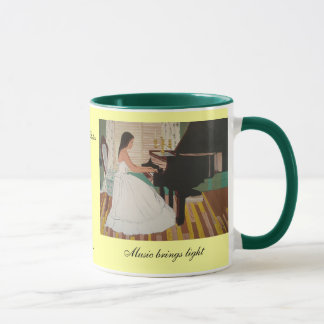Music brings light mug