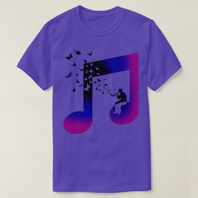 Music Bugle T-Shirt (Design Front)