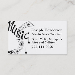 Music Business Card