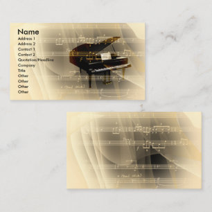 music business card