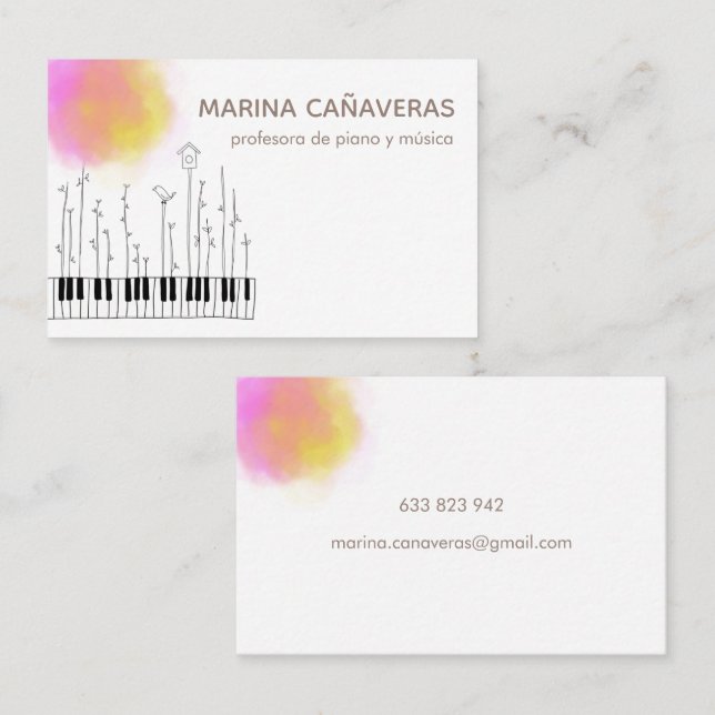 Music Business Card (Front/Back)