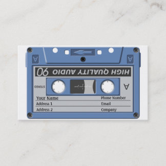 Music Business Card - Cassette
